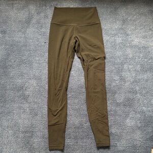lululemon athletica Olive Green High-Rise Leggings